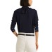 Lauren Ralph Lauren Ruffle-trim Stretch Jersey Shi French Navy Medium