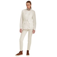 Lauren Ralph Lauren Taffeta Field Jacket Silk White XXLarge