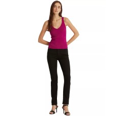 Lauren Ralph Lauren Womens Cotton-Blend Sleeveless Sweater, Purple, M