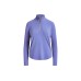  Womens Jersey Quarter-zip Pullover, Light Blue,  X-Large