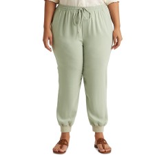 Lauren Ralph Lauren Women’s Plus Size Crepe Sweatpants ,22W