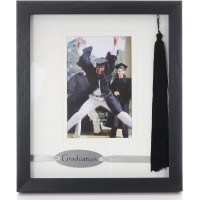 Lawrence Frames Black Wood Dbl Mat 4×6 Graduate