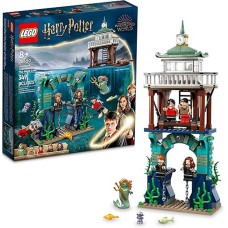 LEGO Harry Potter Triwizard Tournament: The Black Lake Building Set 76420 – Goblet of Fire Toy Playset with Harry, Hermione, and Ron Minifigures, Magical Collection Set for Kids, Boys
