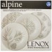  879569 Alpine Tidbit Plates Set of 4