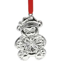 Lenox Holiday Holders Metal Teddy Bear Gift Card Holder Christmas Ornament