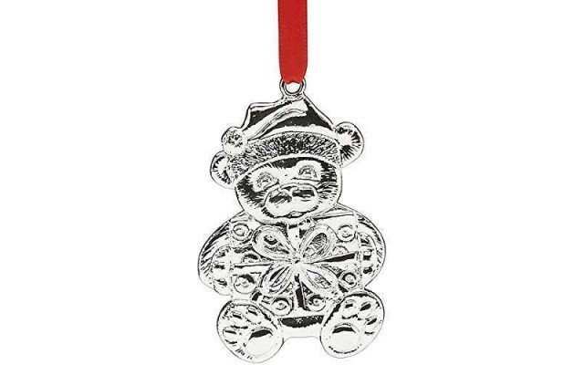  Holiday Holders Metal Teddy Bear Gift Card Holder Christmas Ornament