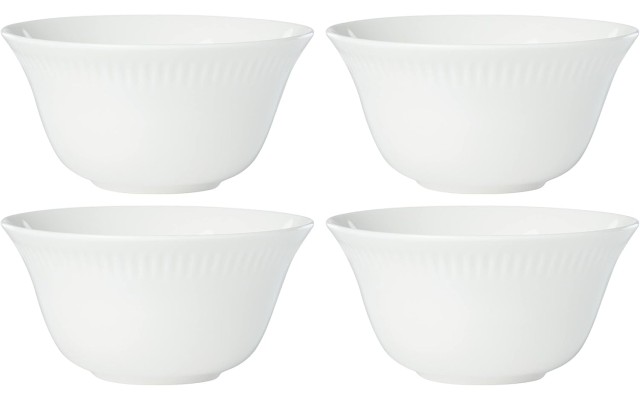  Profile 4-Piece Small Bowl Set, White