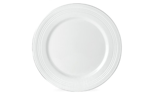  Tin Can Alley 4 Degree 9 in. Accent Plate, White