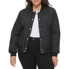 Levi’s Women’s Diamond Quilted Bomber Jacket, Black, X-Large