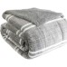  Sherpa Fleece Blanket, 98 x 92 inches (Gray)