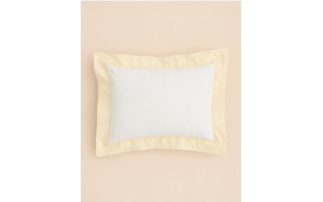 Little by  Pique Boudoir Pillow, Yellow, CRIB