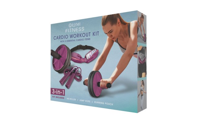 3-in-1 Cardio Workout Kit, Ruby