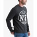  Men’s Old No 7 Graphic Sweatshirt (Gray, Medium S/S)