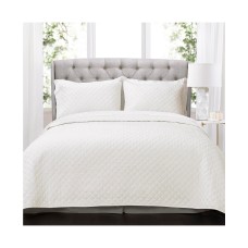 Lush Decor Ava Diamond Oversized Cotton 3 Piece Quilt Sets