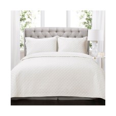 Lush Decor Ava Diamond Oversized Cotton 3 Piece Quilt Sets