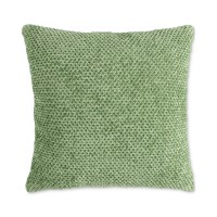 Lush Decor Braided Decorative Pillow, 18″ x 18″, Green