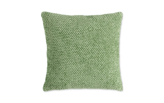  Braided Decorative Pillow, 18″ x 18″, Green