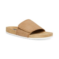 Madden Men Men’s Taisto Slide Sandals Slipper, Taupe Suede, 13