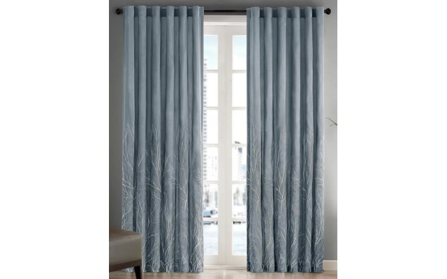  Andora Embroidered Window Panel, 50″ x 95″
