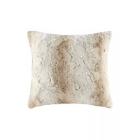 Madison Park Zuri Faux Fur Square Pillow 20X20