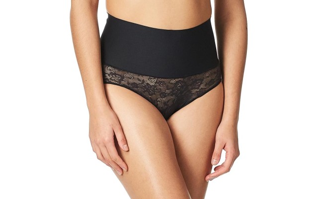  Tame Your Tummy Firm Control Brief DM0051, Black, 2X-Large