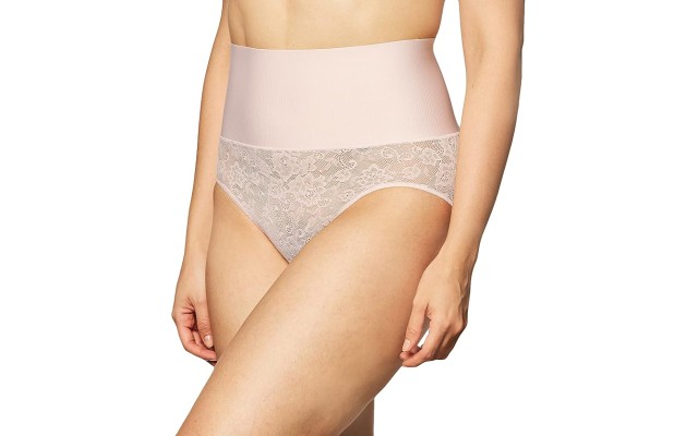  Tame Your Tummy Firm Control Brief DM0051, Pink Pirouette, 2X-Large