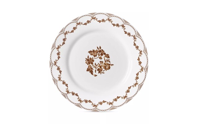  Sepia Salad Plate 9”, Brown