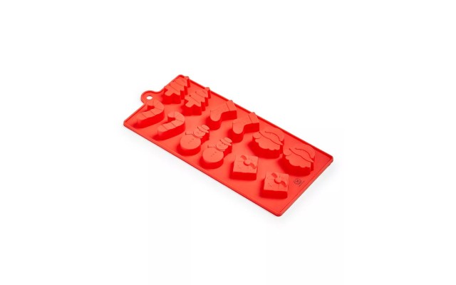  Holiday Collection, Silicone Ice Tray in Red