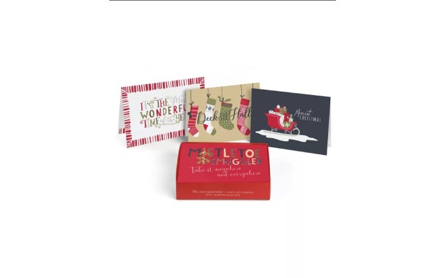 Festive Holiday Assortment Set of 16 Boxed Cards