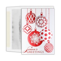 Masterpiece Studios Ornaments Holiday Set of 16 Boxed Cards, Multicolor