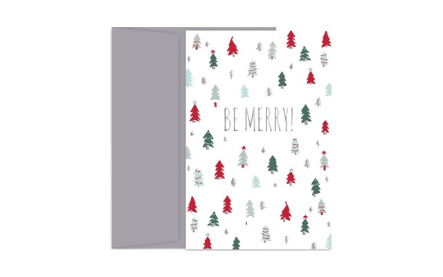  Tiny Trees Holiday Set of 18 Boxed Cards