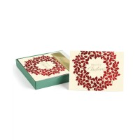 Masterpiece Studios Wreath Holiday Set of 16 Boxed Cards