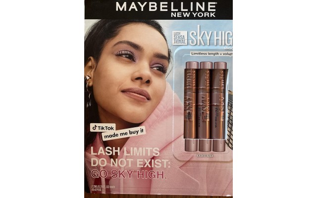  New York Lash Sensational Ski High Mascara, Blackest Black, 3 Count