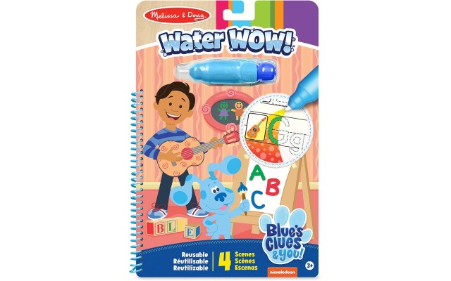 Melissa & Doug Blues Clues & You! Water Wow! Alphabet Water Reveal Travel Activity Pad