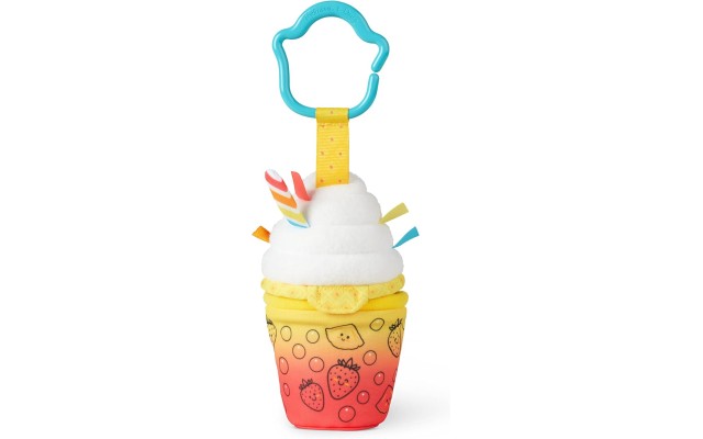 Melissa & Doug Multi-Sensory Bubble Tea Take-Along Clip-On Infant Toy | Sensory Toy for Infants | Developmental Toy for Toddlers | 0+ | Gift for Baby Boys or Baby Girls