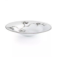 Michael Aram Dinnerware, Black Orchid Rim Soup Bowl