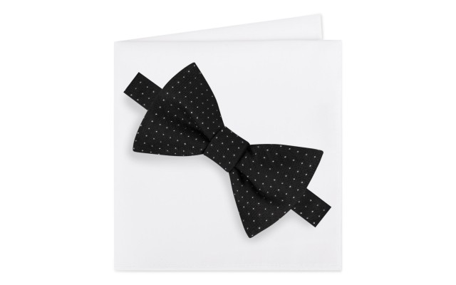  Men’s Formal Party Pindot Bow Tie & Pocket Square Set