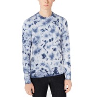 Michael Kors Men’s Tie-Dyed Sweater (Blue, S)