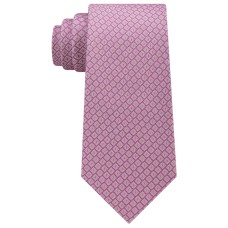 Michael Kors Men’s Tile Cubes Silk Tie (Pink)