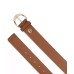 Women’s 38 Mm Pebble Leather Belt – Luggage, Small