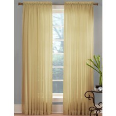 Miller Curtains Angelica Sheer 95-inch Rod Pocket Curtain Panel