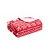  Birch Trails Holiday Printed Reversible Sherpa Throws, Red, 50