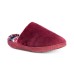  Women’s Gretta Slippers (Dark Red, L)