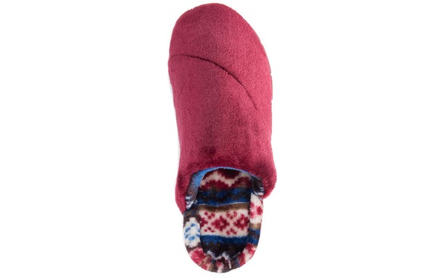  Women’s Gretta Slippers (Dark Red, L)