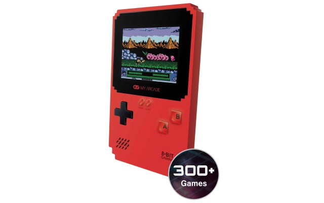  Dreamgear Pixel Classic Portable Gaming System with 300 Games, Red, DG-DGUNL-3201