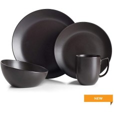 Nambe Orbit Collection 4-Piece Place Setting – Celestial Black