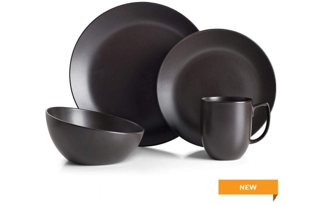  Orbit Collection 4-Piece Place Setting – Celestial Black