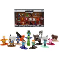 Nano Figures Jada Metalfigs Minecraft Die-Cast Metal Collectible Figures Multi Pack Wave 8 Caves and Cliffs 1.65″