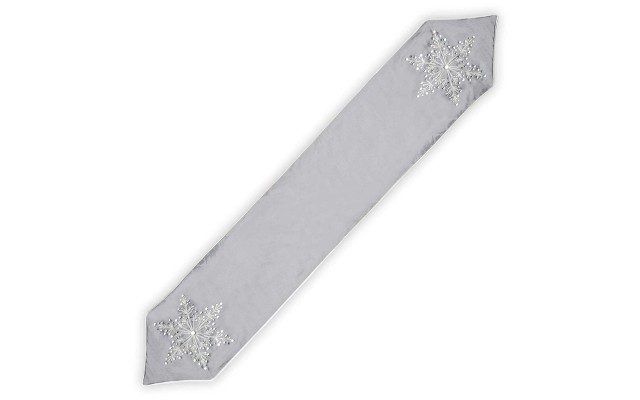  Company 13″ x 72″ Table Runner with Snowflake Design
