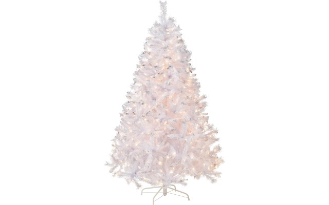  6.5 Ft. Winchester White Pine Artificial Christmas Tree with Clear Lights